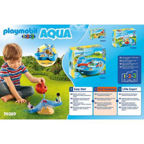 Balansoar cu apa 1.2.3 actionat prin turnare apa 2 figurine si accesorii 18 luni+ Playmobil PM70269 - poza 4