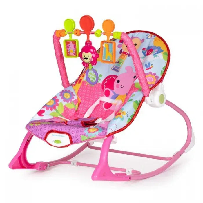 Balansoar cu vibratii 2 in 1 Ecotoys 8617 - Roz - Default Title