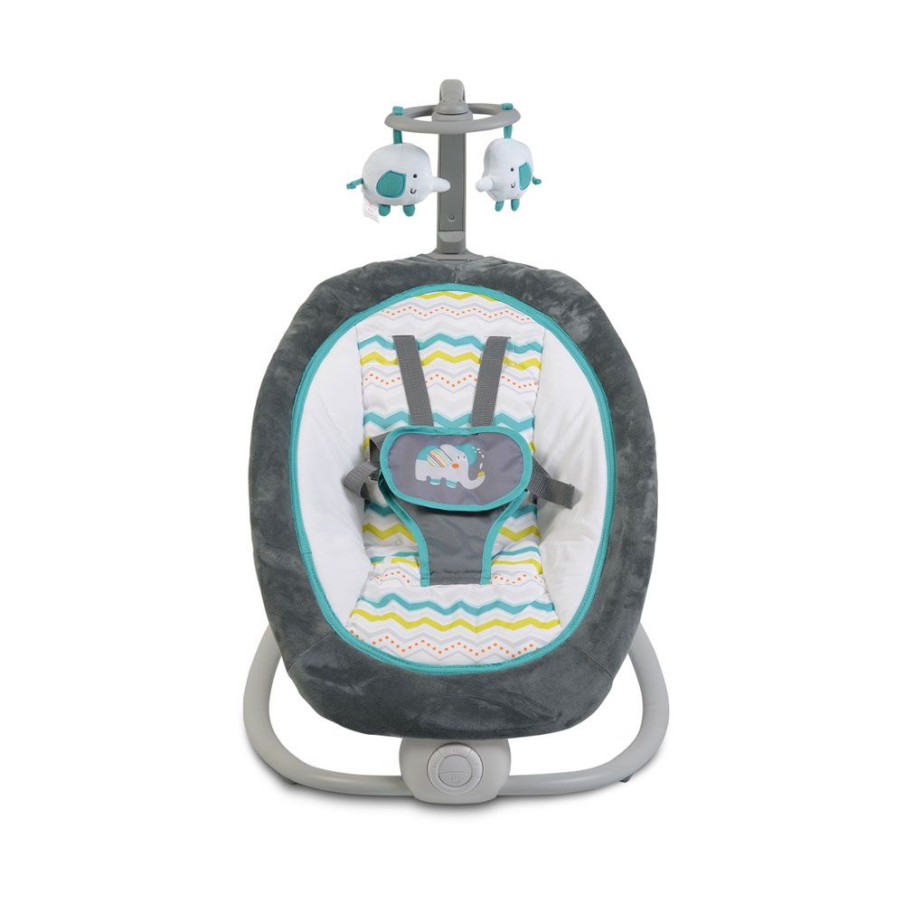 Balansoar cu vibratii pentru bebelusi Cangaroo Remy 2020 Turquoise - poza 2