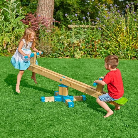 Balansoar dublu din lemn Forest Seesaw TpToys 140 - poza 2