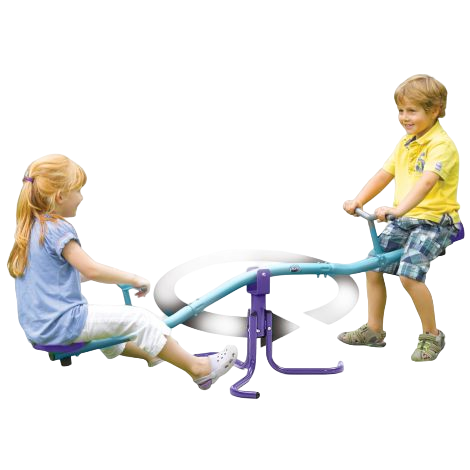 Balansoar metalic rotativ copii See Saw Plum - poza 1