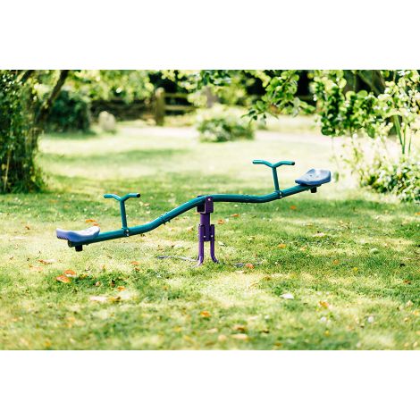 Balansoar metalic rotativ copii See Saw Plum - poza 3