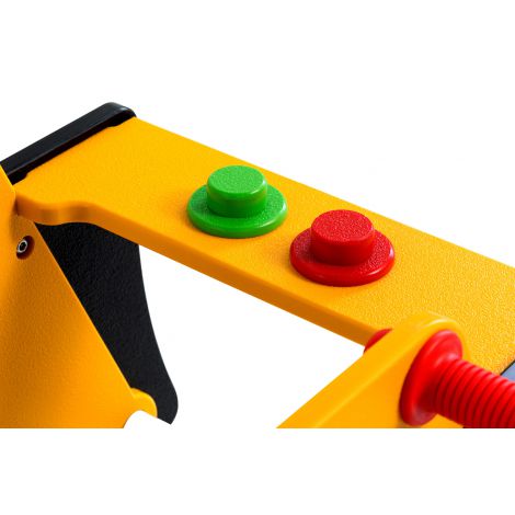 Balansoar Pe Arc Pentru Copii Bulldozer, HDPE, Cu Prindere In Beton KBT - poza 2