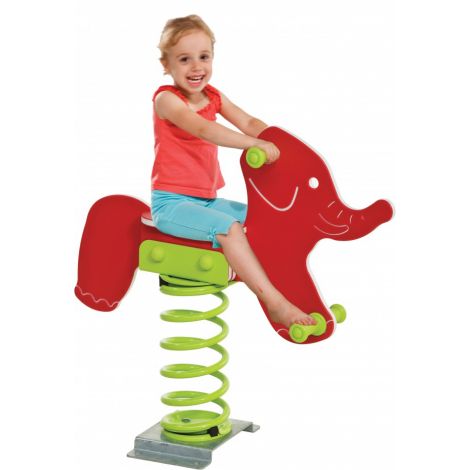Balansoar pe arc pentru copii Elefant, HDPE, cu prindere pe beton KBT - poza 3