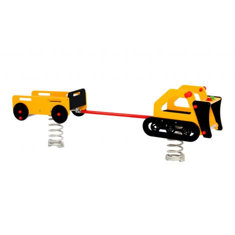 Balansoar Pe Arc Pentru Copii Remorca, HDPE, Cu Prindere In Beton KBT - poza 2