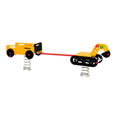 Balansoar Pe Arc Pentru Copii Remorca, HDPE, Cu Prindere In Beton KBT - poza 3