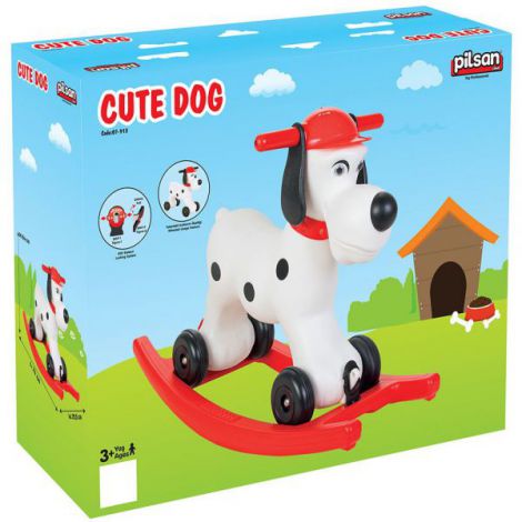 Balansoar pentru copii Pilsan Cute Dog white - poza 2