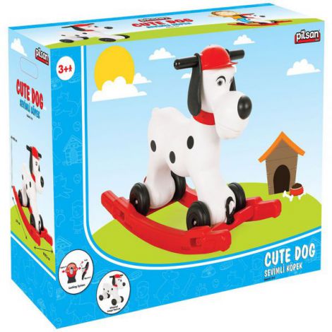 Balansoar pentru copii Pilsan Cute Dog white - poza 3