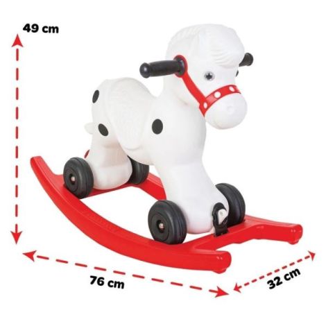 Balansoar pentru copii Pilsan Pony Horse white - poza 2