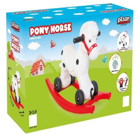 Balansoar pentru copii Pilsan Pony Horse white - poza 4
