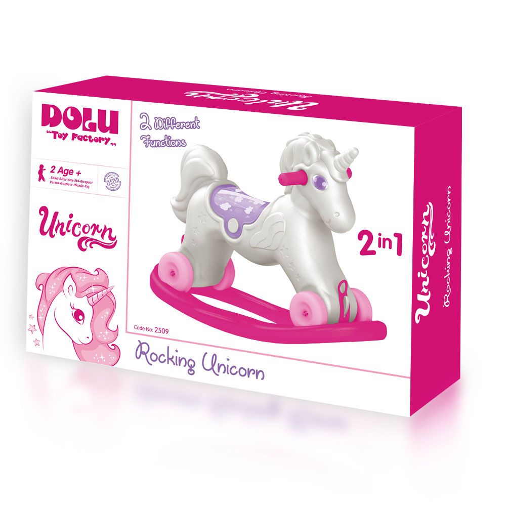 Balansoar Unicorn cu roti Dolu - poza 3