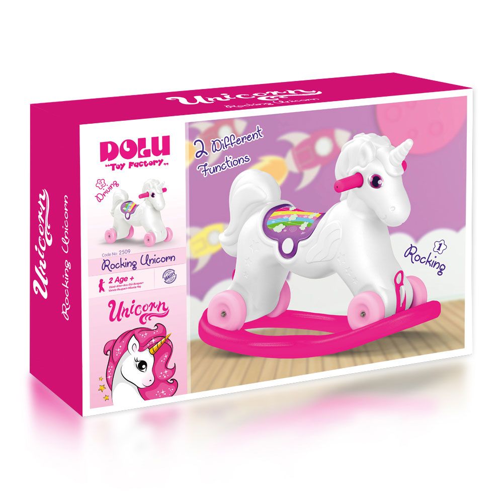 Balansoar Unicorn cu roti Dolu - poza 4