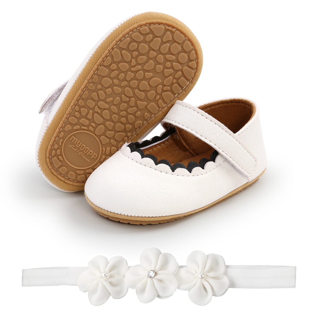 Balerini Fetite Albi Bibi - 11 cm - poza 2