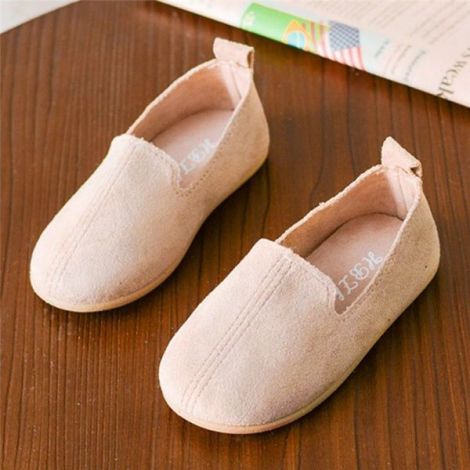 Balerini tip piele intoarsa (Culoare: Mustar, Marime: 22) - poza 5