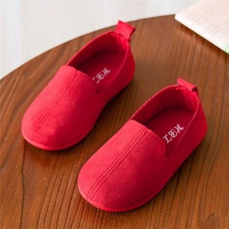 Balerini tip piele intoarsa (Culoare: Mustar, Marime: 23) - poza 2