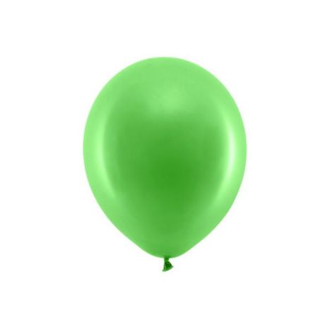 Baloane latex curcubeu pastel verde 30 cm 10 buc - poza 1