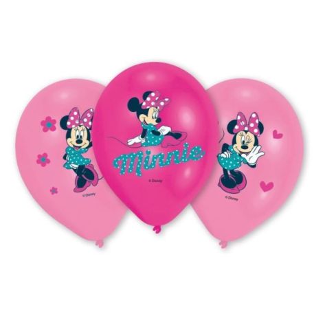 Baloane latex minnie 6 buc 28 cm - poza 5
