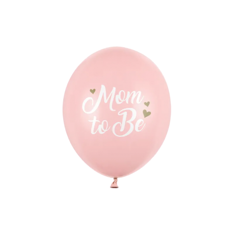 Baloane latex mom to be roz 30 cm