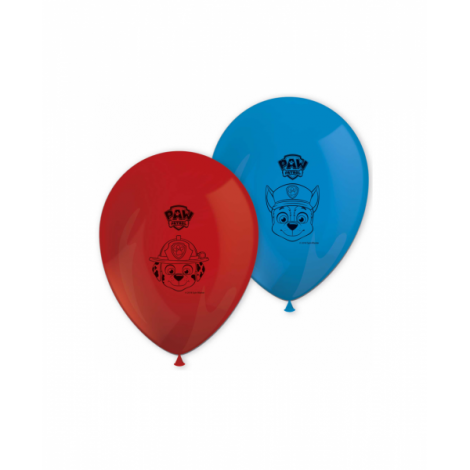 Baloane latex paw patrol 8 buc 28 cm - poza 1