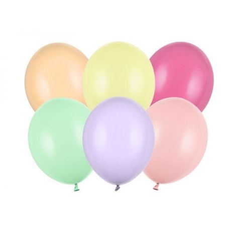 Baloane latex strong pastel 30 cm 50 buc - poza 1