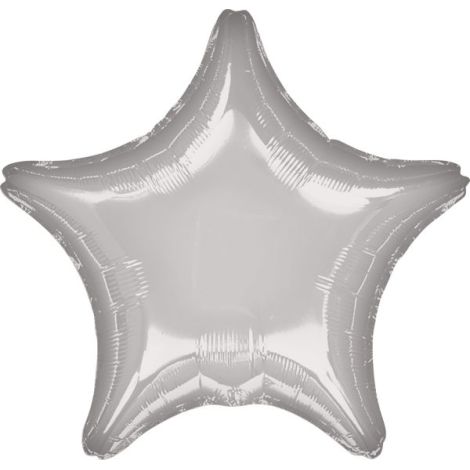 Balon folie argintiu stea - poza 3