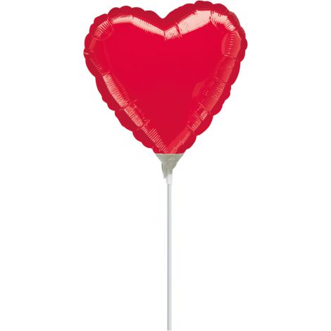 Balon folie inima 23 cm - poza 2