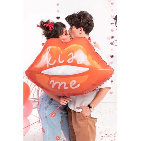 Balon folie kiss me 87x65 cm - poza 4