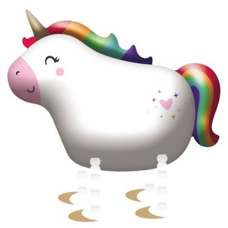 Balon folie mergator unicorn 81x62 cm