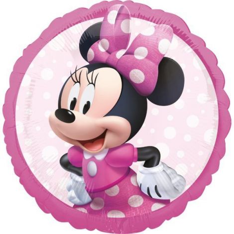 Balon folie minnie roz 45 cm Amscan AM4070401 - poza 1