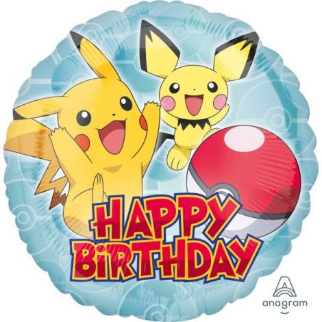 Balon folie petrecere pokemon 45 cm - poza 1