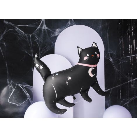 Balon folie pisica neagra 96x95 cm - poza 2