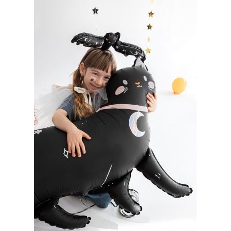 Balon folie pisica neagra 96x95 cm - poza 3