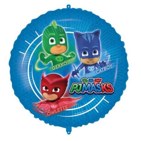 Balon folie pj mask rotund 46 cm - poza 2