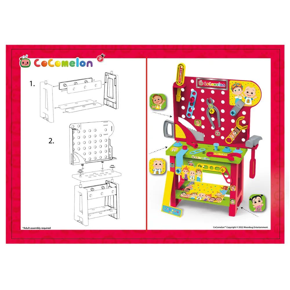 Banc de lucru cu accesorii Cocomelon 31 piese - poza 3