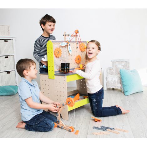 Banc de lucru cu accesorii Micul Inventator - poza 3