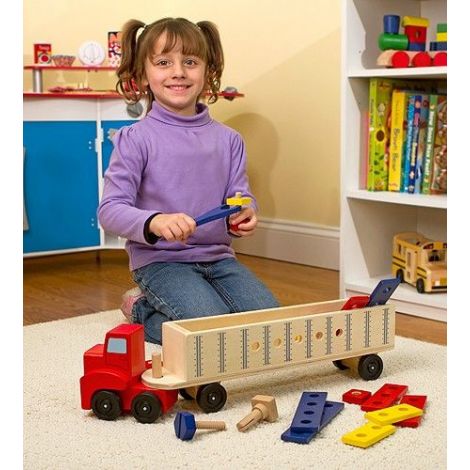 Banc de lucru mobil Camion cu unelte Melissa and Doug - poza 2