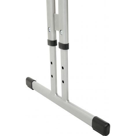 Banca scolara individuala IN-R 70x50 blat gri 18 mm, reglabila marimea 3-7, cadru galben, cant ABS, colturi drepte - poza 5
