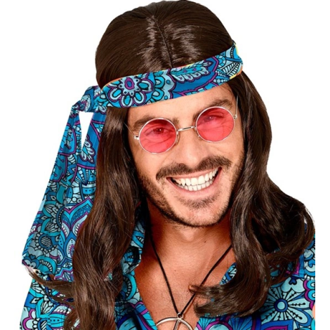 Bandana hippie albastra - poza 3