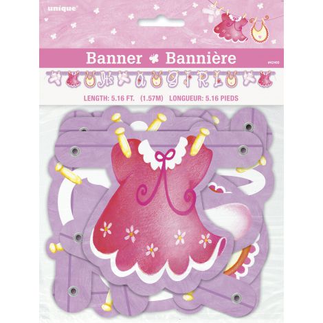 Banner baby shower fetita - poza 2