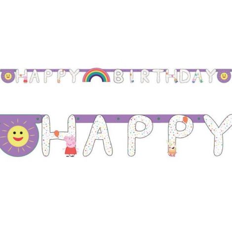 Banner peppa pig 180 cm - poza 2