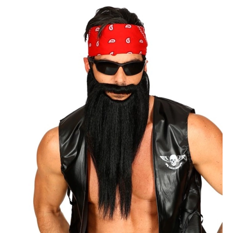 Barba pitic lunga neagra - poza 2