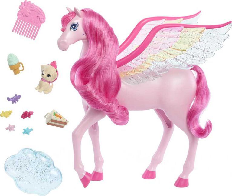Barbie a Touch of Magic Pegas cu efecte de sunet si lumini - poza 1
