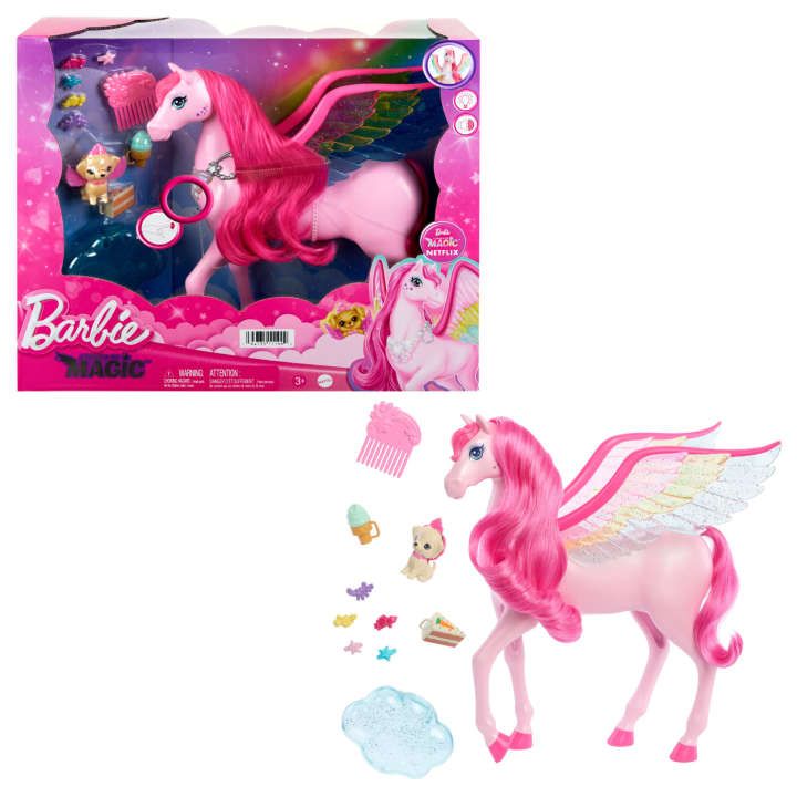 Barbie a Touch of Magic Pegas cu efecte de sunet si lumini - poza 2