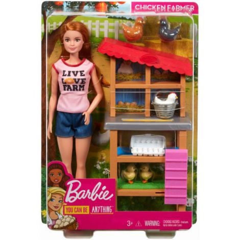 Barbie Cariere Set Mobilier Cu Papusa La Ferma