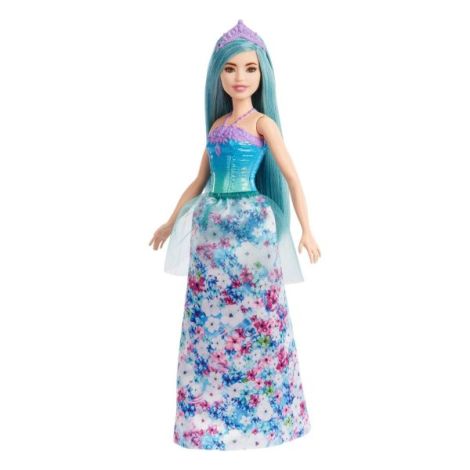 Barbie Dreamtopia Papusa Printesa Cu Par Albastru - poza 3
