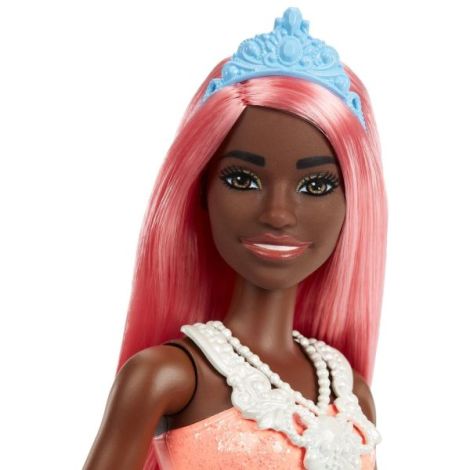 Barbie Dreamtopia Papusa Printesa Cu Par Corai - poza 4