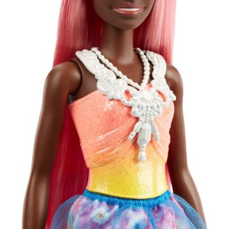 Barbie Dreamtopia Papusa Printesa Cu Par Corai - poza 5