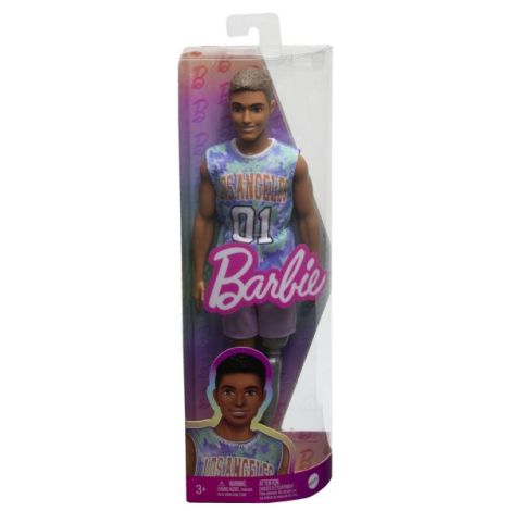 Barbie Papusa Baiat Fashionistas Saten Cu Un Picior Cu Proteza - poza 1