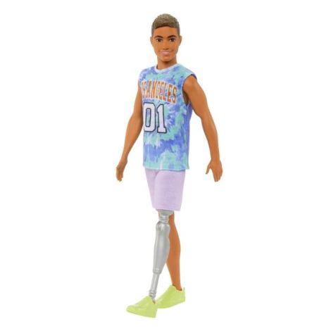 Barbie Papusa Baiat Fashionistas Saten Cu Un Picior Cu Proteza - poza 3