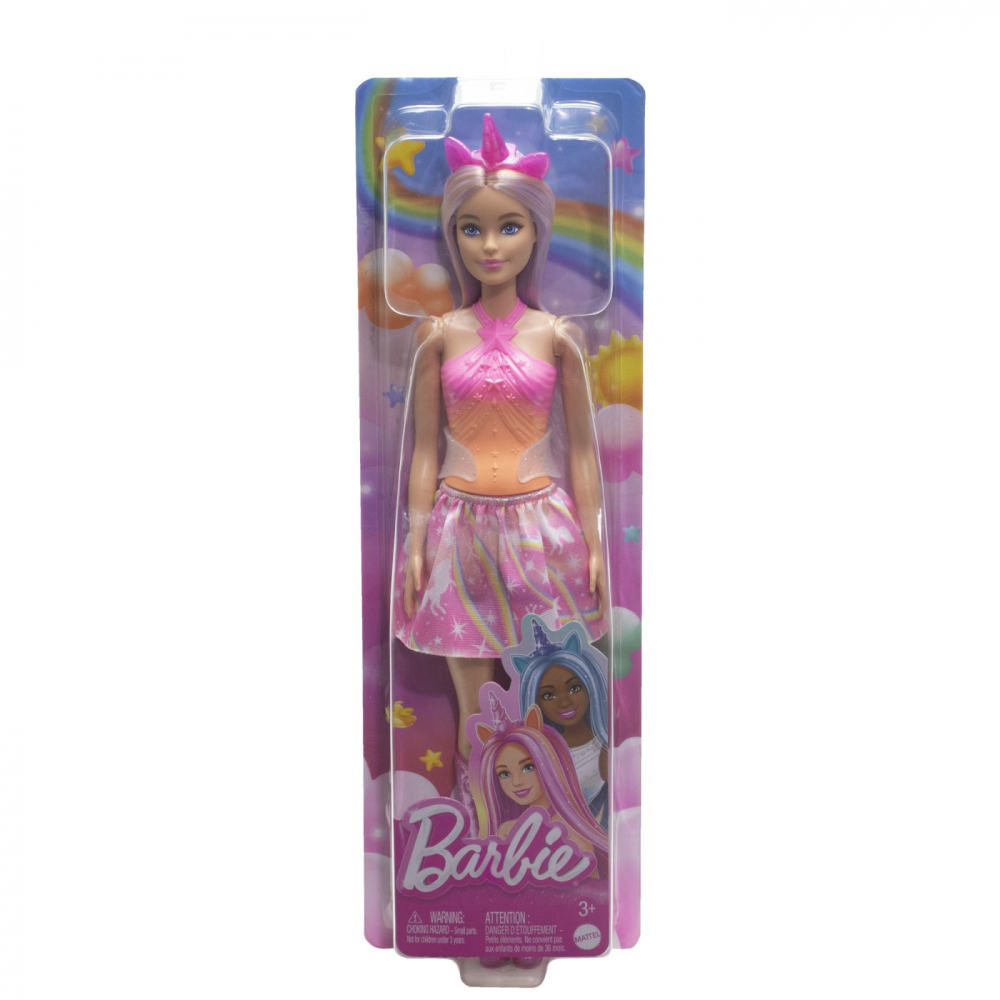 BARBIE PAPUSA BARBIE CU ACCESORII MAGICE DE UNICORN